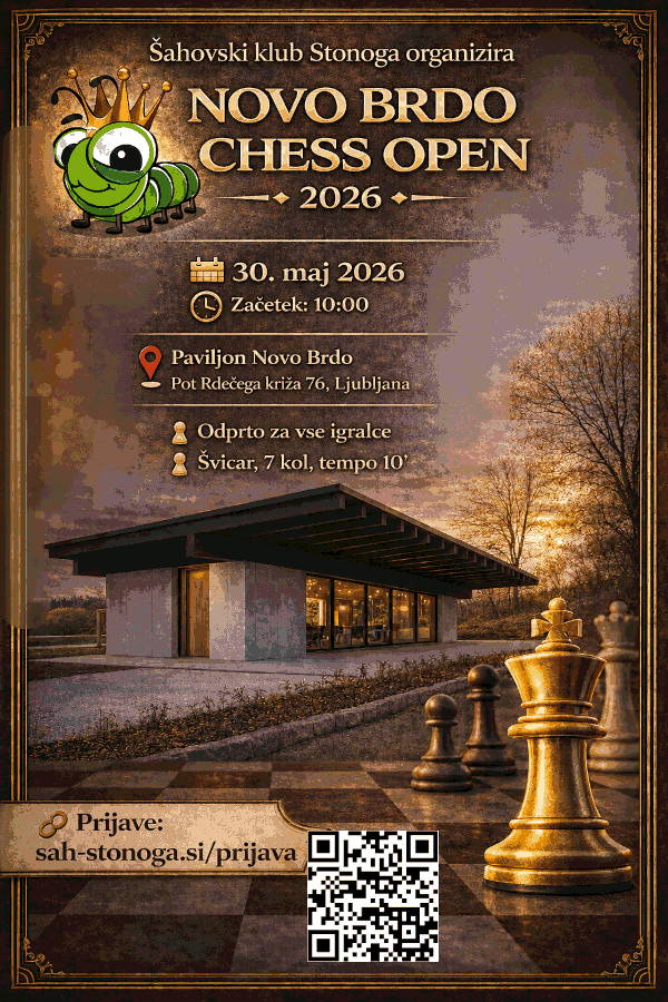 Tournament Novo Brdo Chess Open, 30. 5. 2026